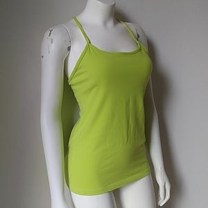 Lululemon tank, size 8, chartreuse